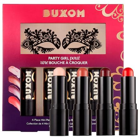 Buxom Party Girl Pout Mini Lip Balm Kit 4 X 0.11 Oz/ 3.2 G
