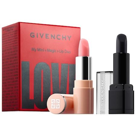 Givenchy Le Rouge Perfecto & Rouge Interdit Vinyl Duo Botf Perfect Pink/ Noir Revelateur 2 X 0.004 Oz/ 1.2 G