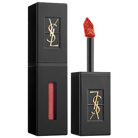 Yves Saint Laurent Vinyl Cream Lip Stain 406 Orange Electro 0.18 Oz/ 5.32 Ml