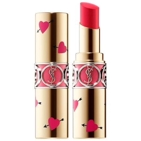 Yves Saint Laurent Heart & Arrow Collector Rouge Volupte Shine Lipstick 12 Corail Dolman 0.11 Oz/ 3.2 G