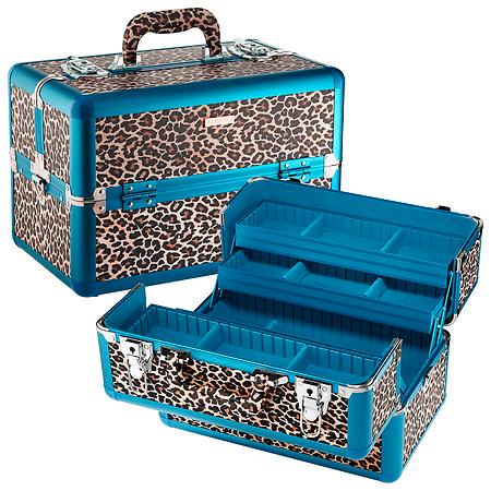 Sephora Collection License To Leopard Large Traincase 14 X 8.5 X 9
