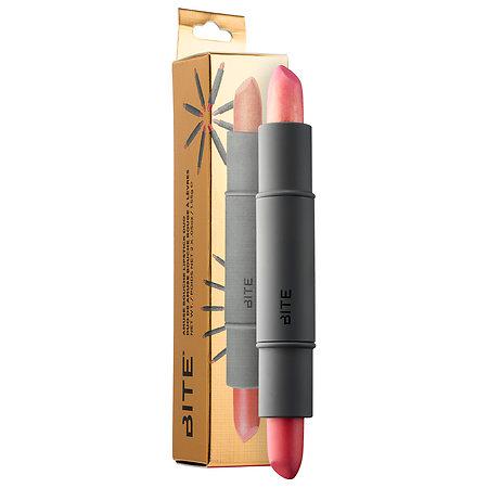 Bite Beauty Amuse Bouche Lipstick Duo Rose Gold/ Fig 2 X 0.05 Oz/ 1.48 Ml