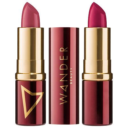 Wander Beauty Wanderout Dual Lipsticks Exhibitionist (raspberry Wine)/ Bts (pinky-mauve) 0.14 Oz/ 4.08 G