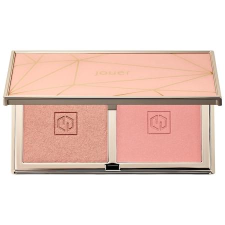 Jouer Cosmetics Rose Gold Blush Bouquet Dual Blush Palette Rose Gold Collection 0.39 Oz/ 11 G