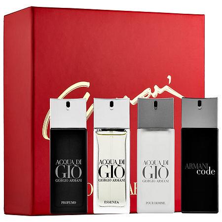 Giorgio Armani Beauty World Of Armani Travel Spray Gift Set 4 X 0.67 Oz/ 20 Ml