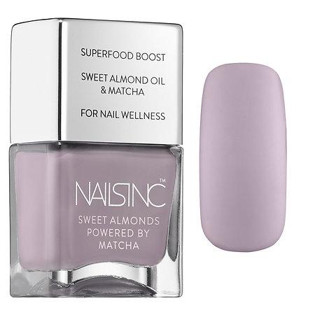 Nails Inc. Sweet Almond Nail Polish Powered By Matcha Cornwall Gardens 0.47 Oz