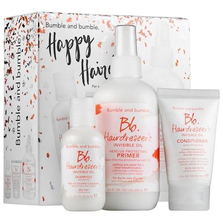 Bumble And Bumble Happy Hairdays Silken + Smooth Trio