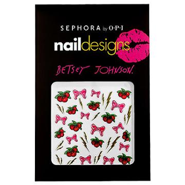 Sephora By Opi Betsey Johnson Naildesigns Cherries, Lightening Bolts, Bows