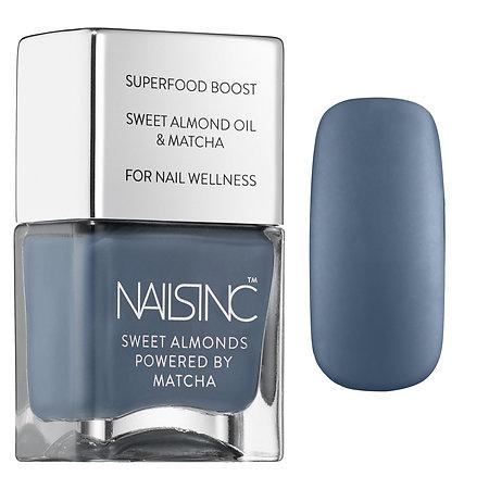 Nails Inc. Sweet Almond Nail Polish Powered By Matcha Gloucester Crescent 0.47 Oz