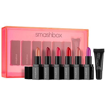 Smashbox Light It Up Lipstick + Mattifier Set