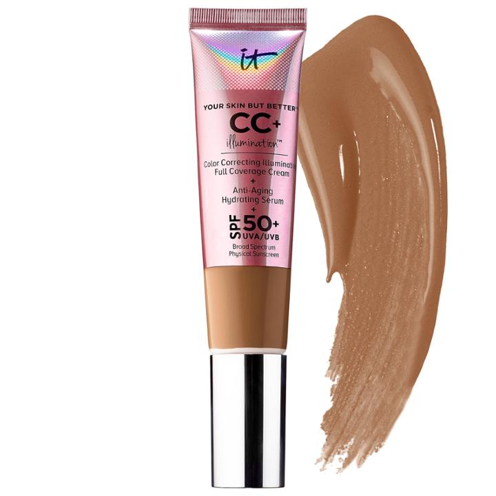It Cosmetics Cc+ Cream Illumination With Spf 50+ Rich Honey 1.08 Oz/ 32 Ml