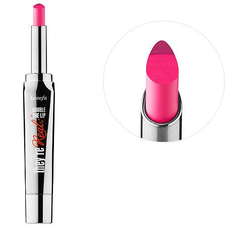 Benefit Cosmetics They're Real Double The Lip Lipstick & Liner In One Fuchsia Fever 0.05 Oz/ 1.5 G
