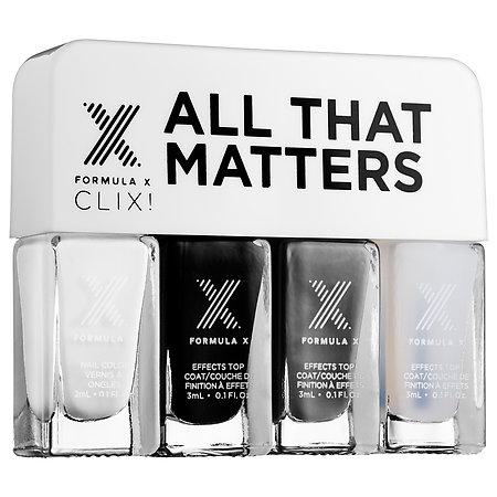 Formula X All That Matters Clix! - Nail Polish Set 4 X 0.1 Oz