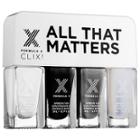 Formula X All That Matters Clix! - Nail Polish Set 4 X 0.1 Oz