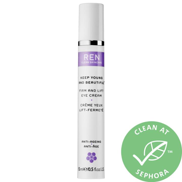 Ren Clean Skincare Keep Young And Beautiful Anti-ageing Eye Cream 0.5 Oz/ 15 Ml