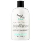Philosophy Fresh Cream & Mint Shampoo, Shower Gel & Bubble Bath 16 Oz/ 480 Ml