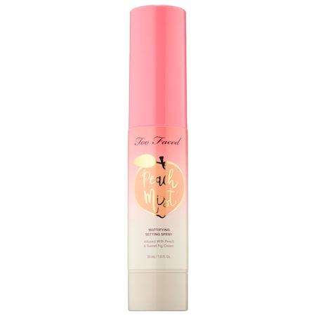 Too Faced Peach Mist Mattifying Setting Spray - Peaches And Cream Collection 1 Oz/ 30 Ml