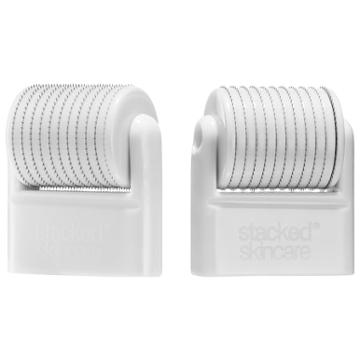 Stackedskincare Microneedling Tool 2.0 Roller Head Twin Pack