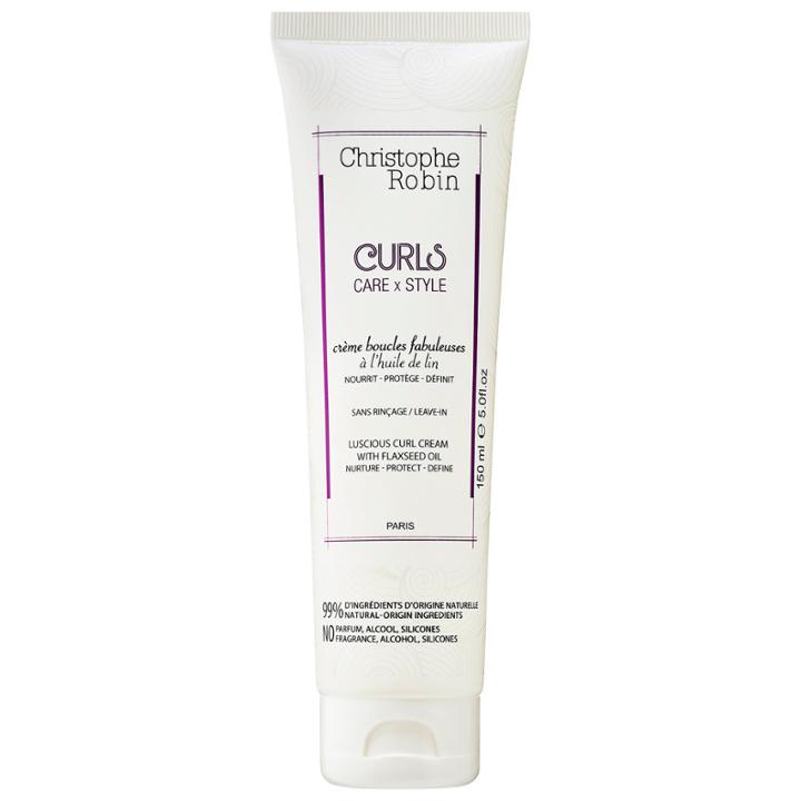 Christophe Robin Luscious Curl Cream With Flaxseed Oil 5 Oz/ 150 Ml