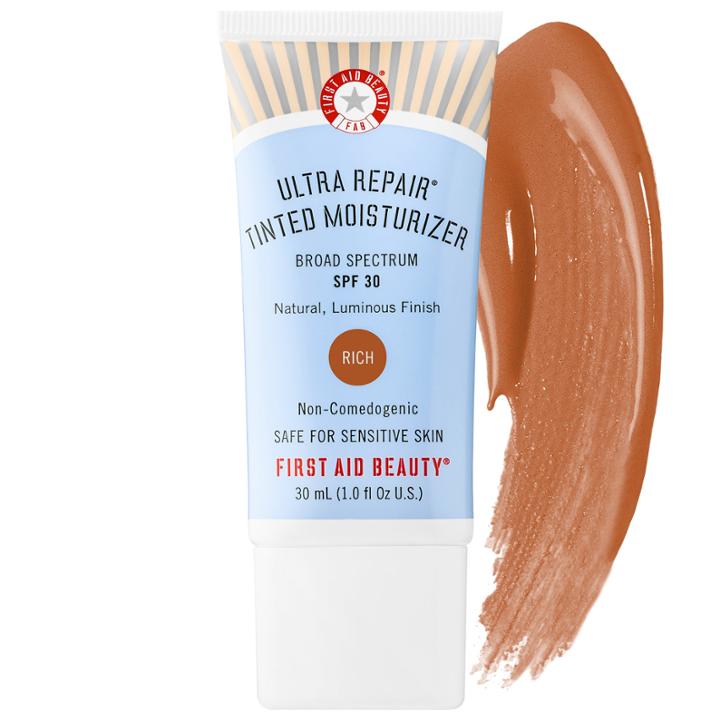 First Aid Beauty Ultra Repair Tinted Moisturizer Broad Spectrum Spf 30 Rich 1 Oz/ 30 Ml