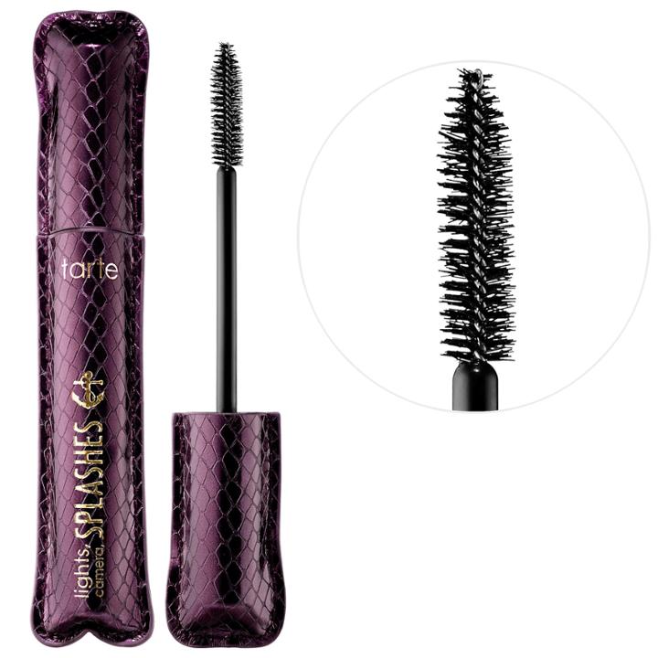 Tarte Lights, Camera, Splashes Waterproof Mascara Black 0.24 Oz/ 7 Ml