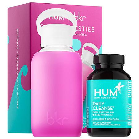 Hum Nutrition Clearly Besties - Hum Nutrition Daily Cleanse X Bkr Hydration Duo
