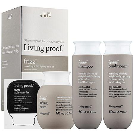 Living Proof No Frizz Smoothing & Frizz Fighting Travel Kit