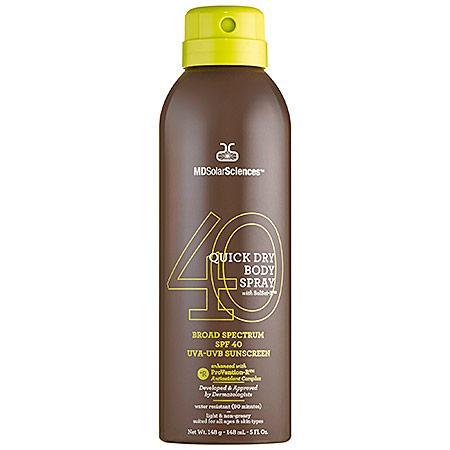 Mdsolarsciences Quick Dry Body Spray With Solsci-x(tm) Broad Spectrum Spf 40 Uva-uvb Sunscreen 5 Oz