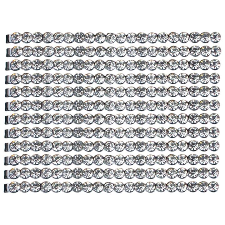 Kitsch Kitsch X Justine Marjan Rhinestone Bobby Pins 12 Pack