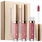 Stila Nudie Mood Stay All Day Liquid Lipstick Set Stay All Day Liquid Lipstick In Perla, Patina, Baci