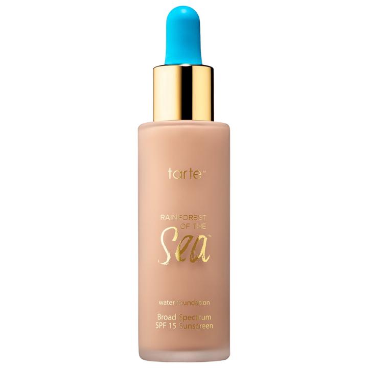 Tarte Water Foundation Broad Spectrum Spf 15 - Rainforest Of The Sea&trade; Collection 27h Light-medium Honey 1 Oz