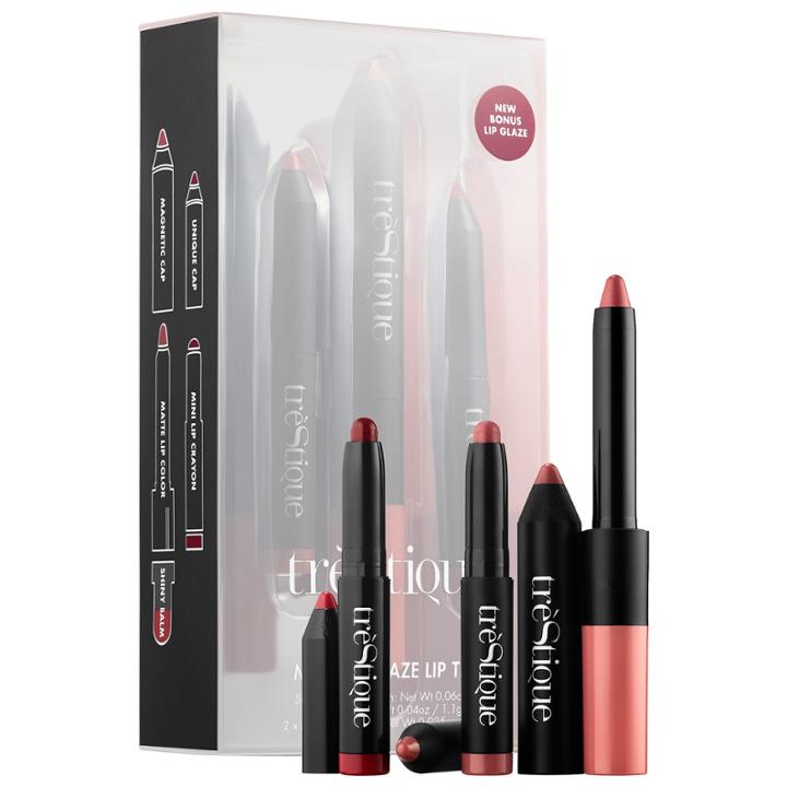 Trstique Florence Fig & English Rose Lip Trio