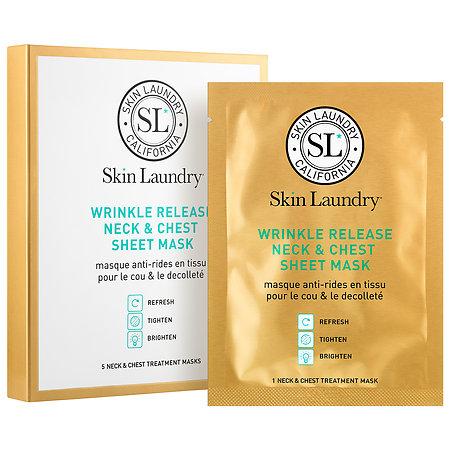 Skin Laundry Wrinkle Release Neck & Chest Sheet Mask 5 Neck & Chest Treatments