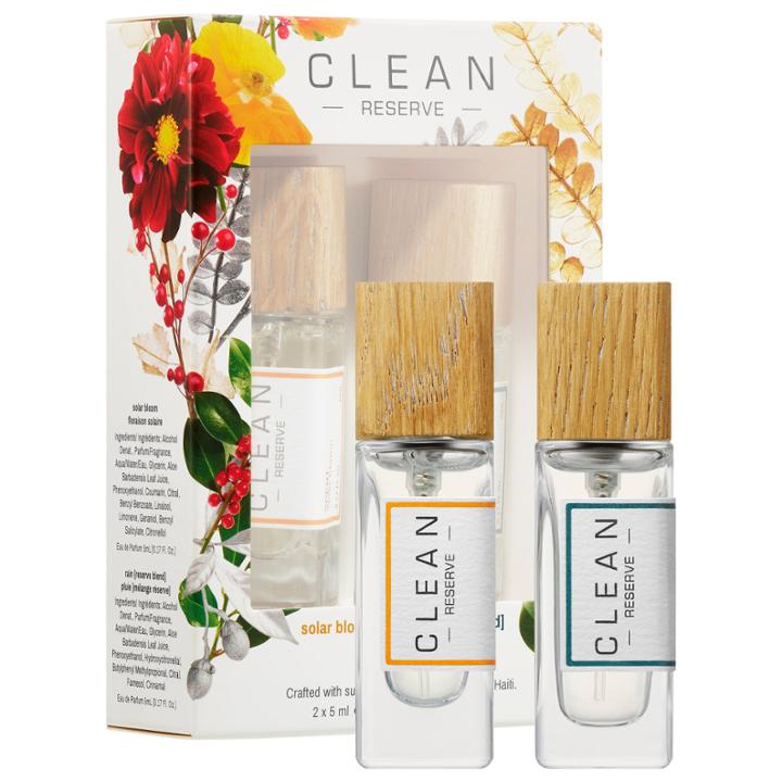 Clean Reserve Reserve - Mini Solar Bloom & Rain Duo 2 X 0.17 Oz/ 5 Ml