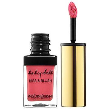 Yves Saint Laurent Baby Doll Kiss & Blush Lips & Cheeks 02 Rose Frivole 0.33 Oz