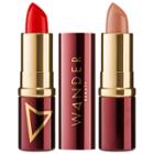 Wander Beauty Wanderout Dual Lipsticks Gno (classic Red)/ Date Night (light Nude Beige) 0.14 Oz/ 4.08 G