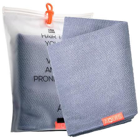 Aquis Lisse Luxe Hair Towel Cloudy Berry 19 X 42 In/ 50 X 107 Cm