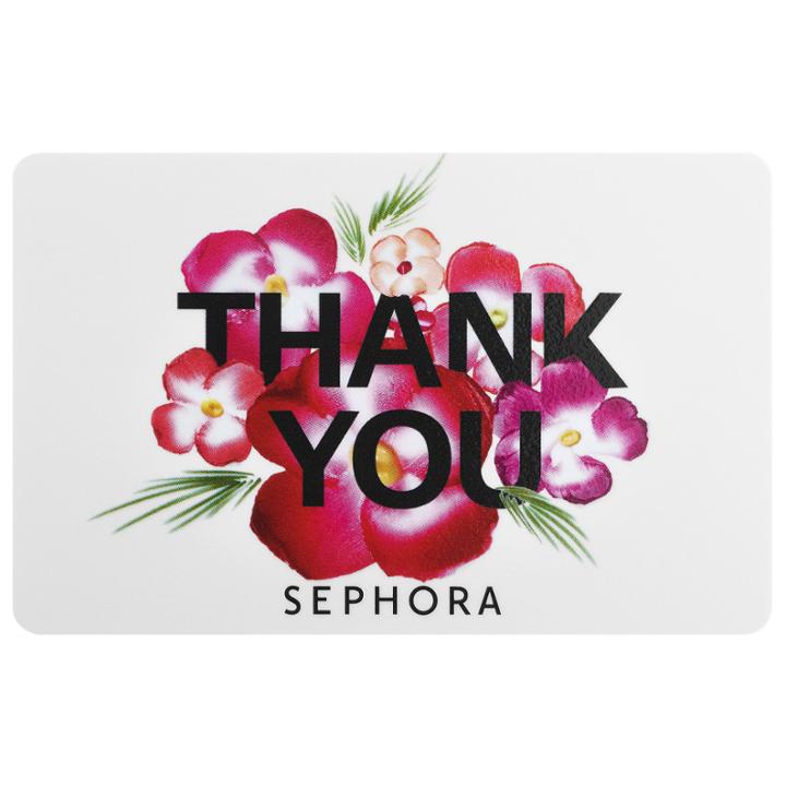 Sephora Collection Thank You Gift Card $75