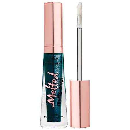 Too Faced Melted Matte-tallic Liquified Metallic Matte Lipstick The Real Teal .23 Oz