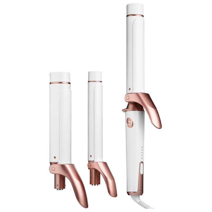 T3 Twirl Trio Interchangeable Clip Curling Iron Set: 1, 1.25, 1.5