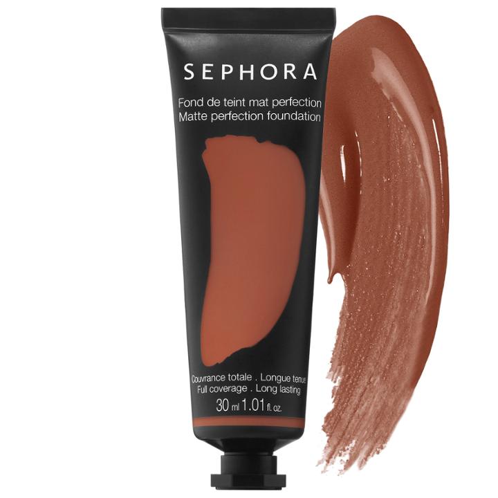 Sephora Collection Matte Perfection Full Coverage Foundation 53 Dark Caramel 1.01oz/30 Ml