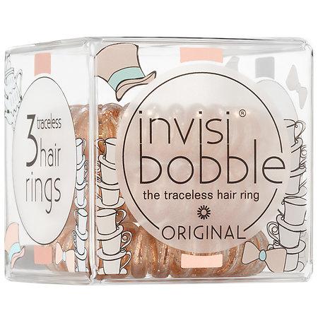 Invisibobble I Live In Wonderland Collection Original The Traceless Hair Ring Holiday Trio Tea Party Spark