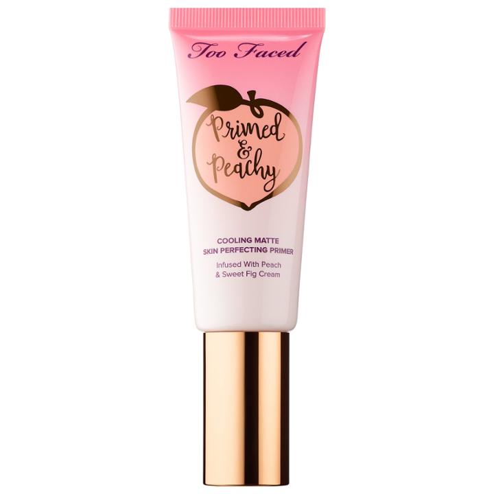 Too Faced Primed & Peachy Cooling Matte Perfecting Primer - Peaches And Cream Collection 1.35 Oz/ 40 Ml