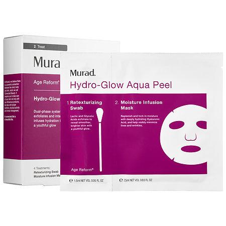 Murad Hydro-glow Aqua Peel 4 X 0.83 Oz/ 25 Ml Mask; 0.05 Oz/1.5 Ml Swab