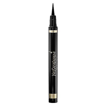 Yves Saint Laurent Eyeliner Effet Faux Cils Shocking - Bold Felt-tip Eyeliner Pen 01 Black 0.04 Oz