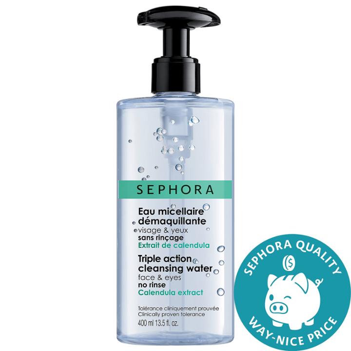 Sephora Collection Triple Action Cleansing Water 6.76 Oz/ 200ml