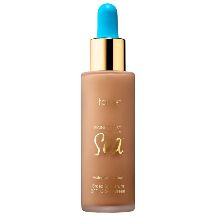 Tarte Water Foundation Broad Spectrum Spf 15 - Sea Collection 48g Tan-deep Golden 1 Oz/ 30 Ml