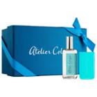 Atelier Cologne Clementine California Cologne Absolue Pure Perfume + Leather Case Set 1 Oz/ 30 Ml