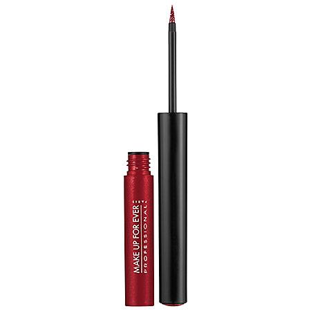 Make Up For Ever Aqua Liner Liquid Eyeliner 10 Iridescent Red 0.058 Oz/ 1.7 Ml
