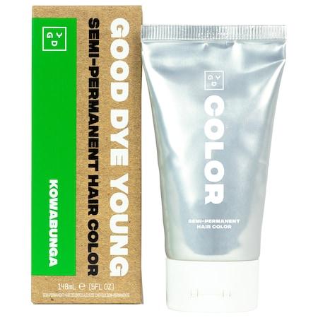 Good Dye Young Semi-permanent Hair Color Kowabunga Green